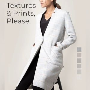 MPG Tycoon Jacket -  Prince Plaid (gray/white/camel brown) size M